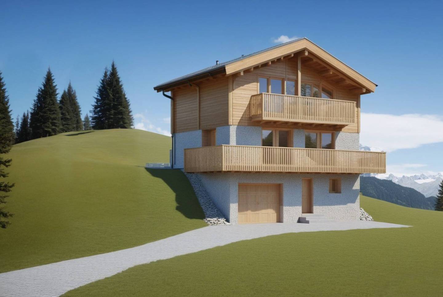 Chalet de 4,5 pièces à construire aux Giettes