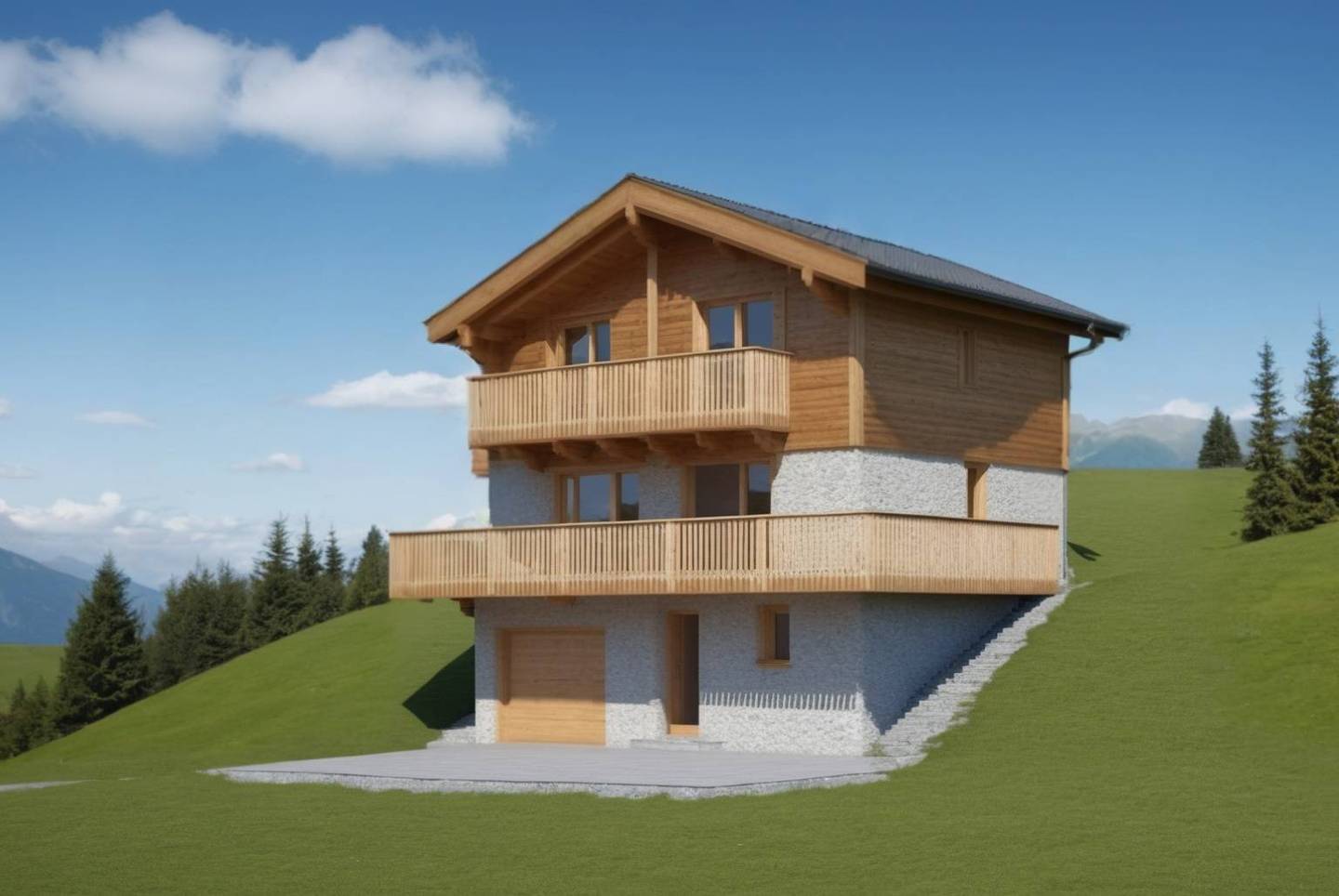 Chalet de 4,5 pièces à construire aux Giettes