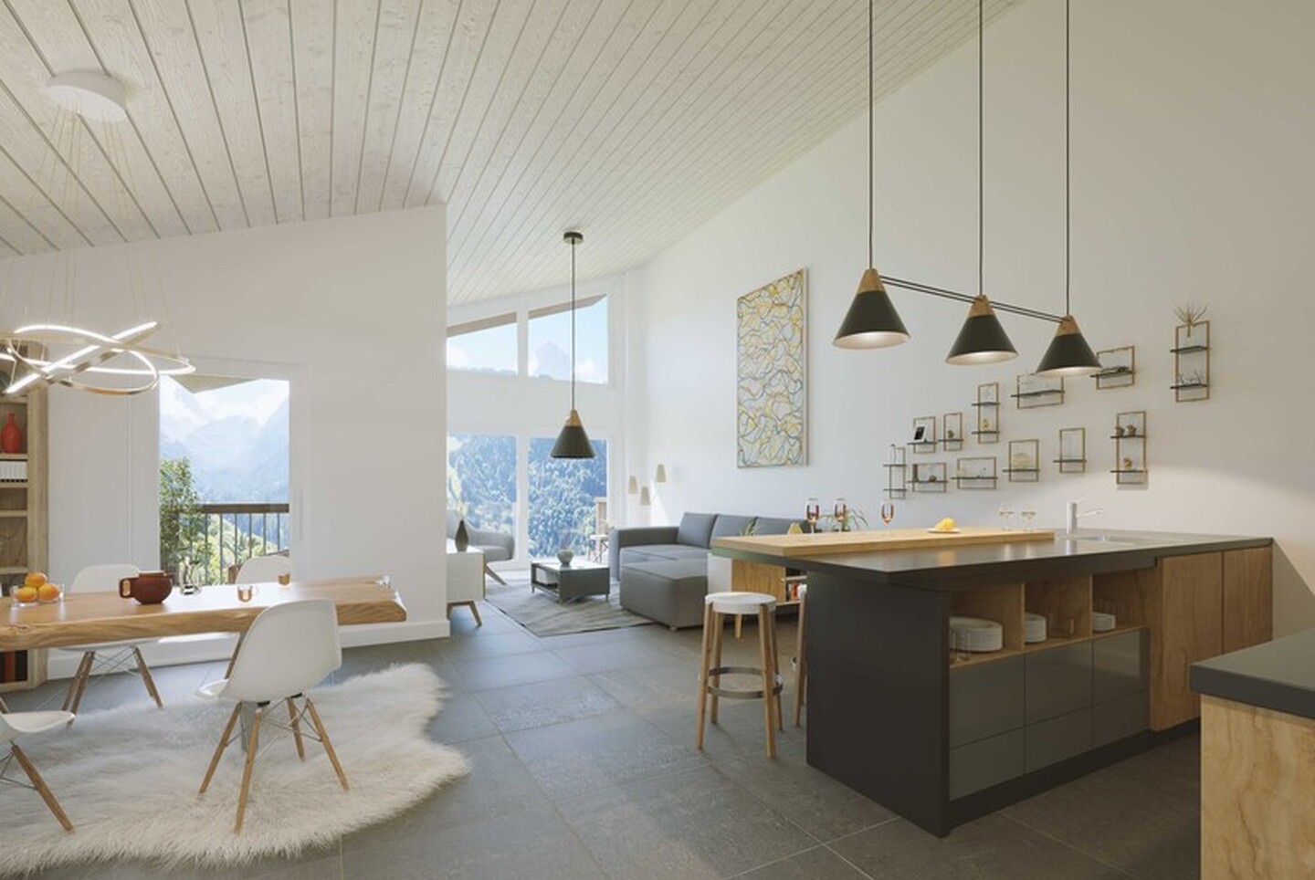 Appartements de 3,5 pièces dans une nouvelle résidence à Gryon