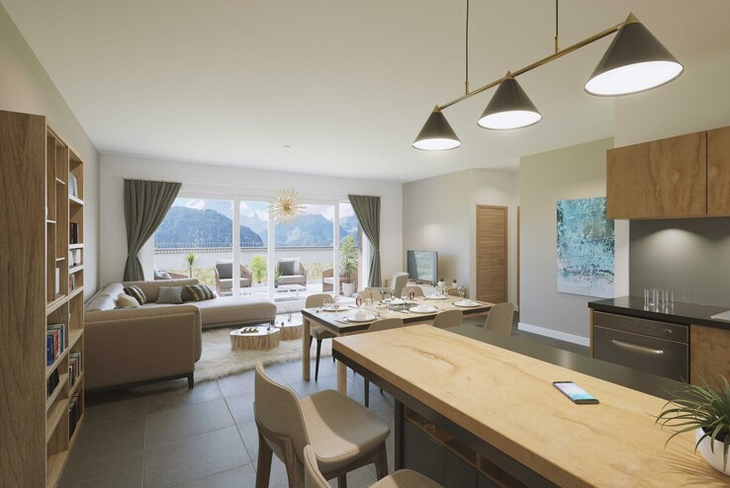 Appartements de 3,5 pièces dans une nouvelle résidence à Gryon