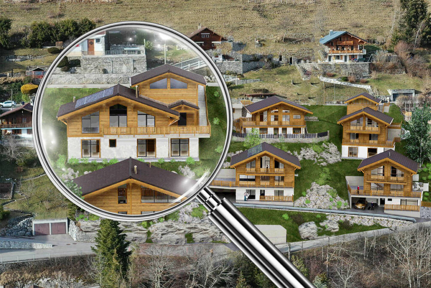 Chalet de standing à Crésuz