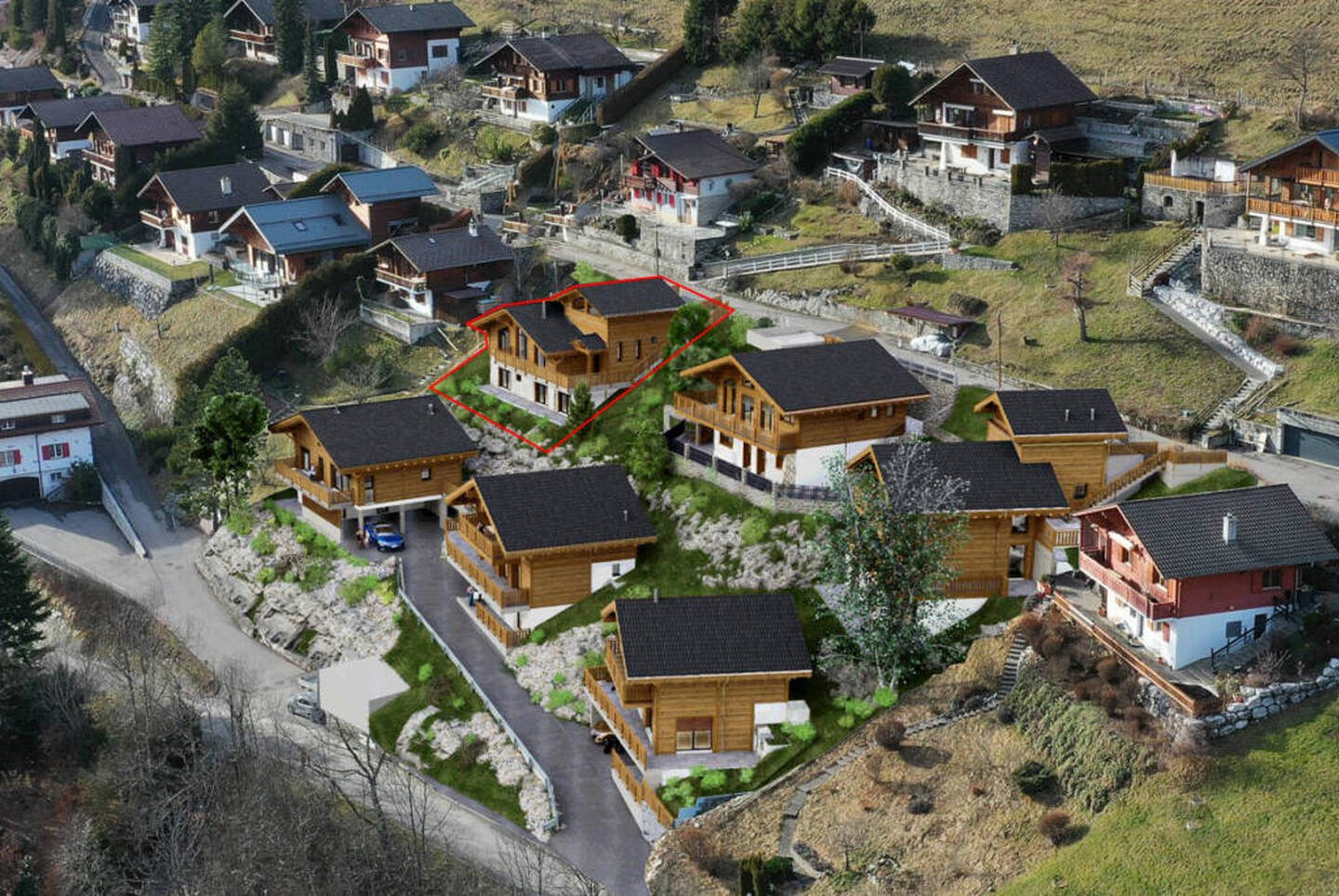 Chalet de standing à Crésuz