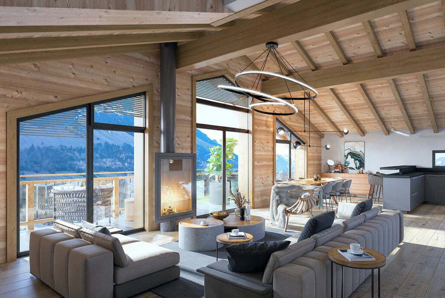 Chalet de standing à Crésuz