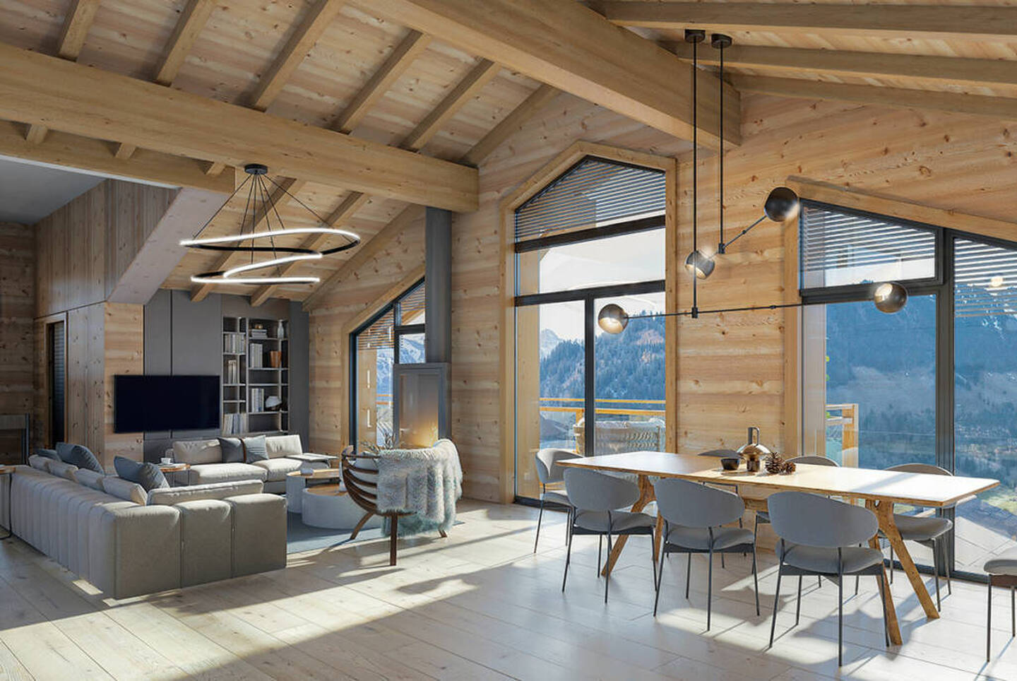 Chalet de standing à Crésuz