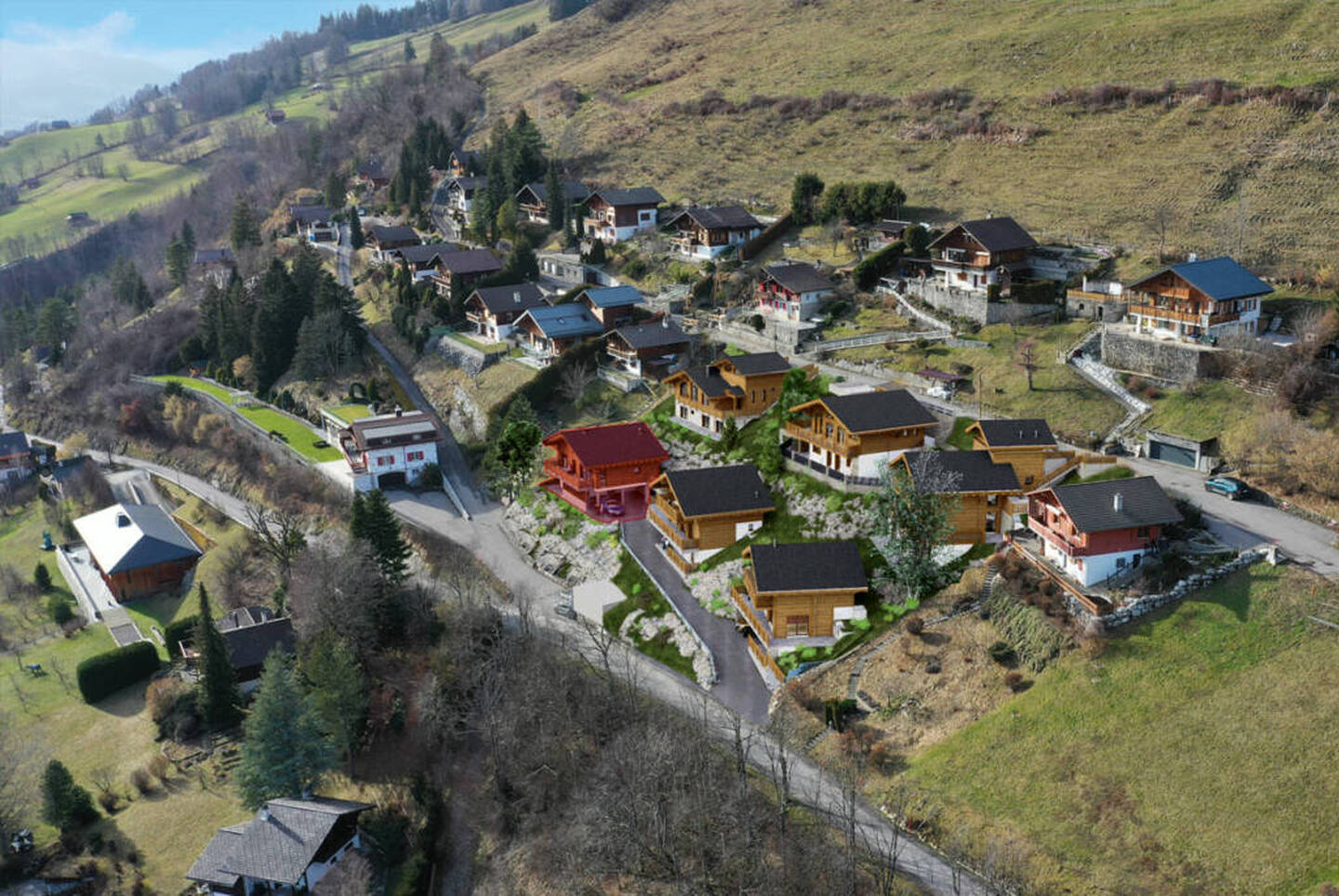 Chalet de standing à Crésuz