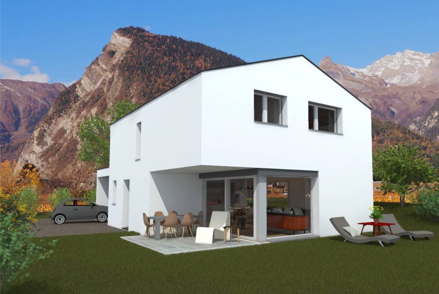 Villas à construire sur une belle parcelle