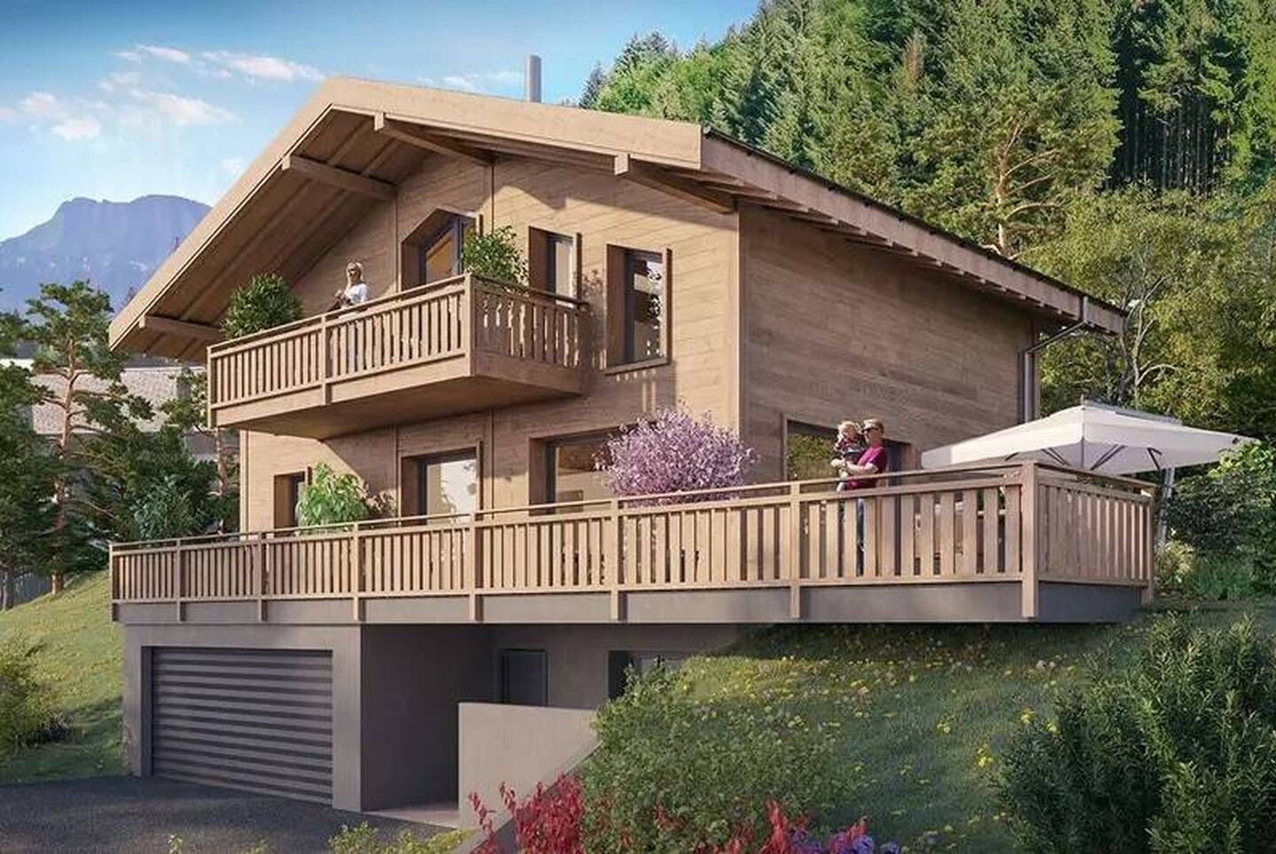 Chalets de standing à Charmey, Crésuz, Châtel sur Montsalvens...